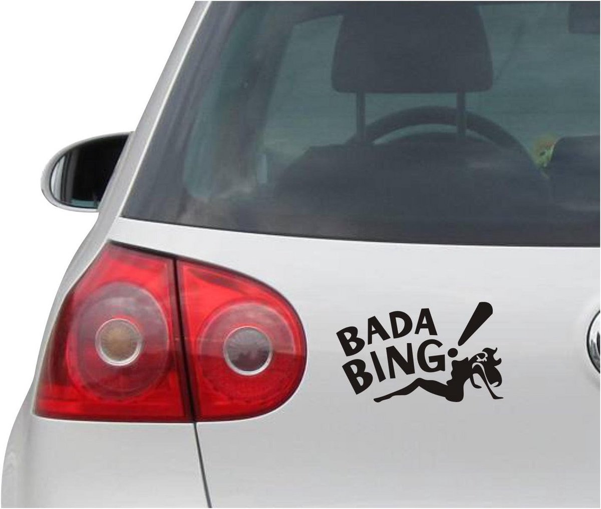 Sticker Strip Bar - Auto Laptop Decal - Voertuig Tuning - UV-bestendig - 149mmx88mm - Zwart