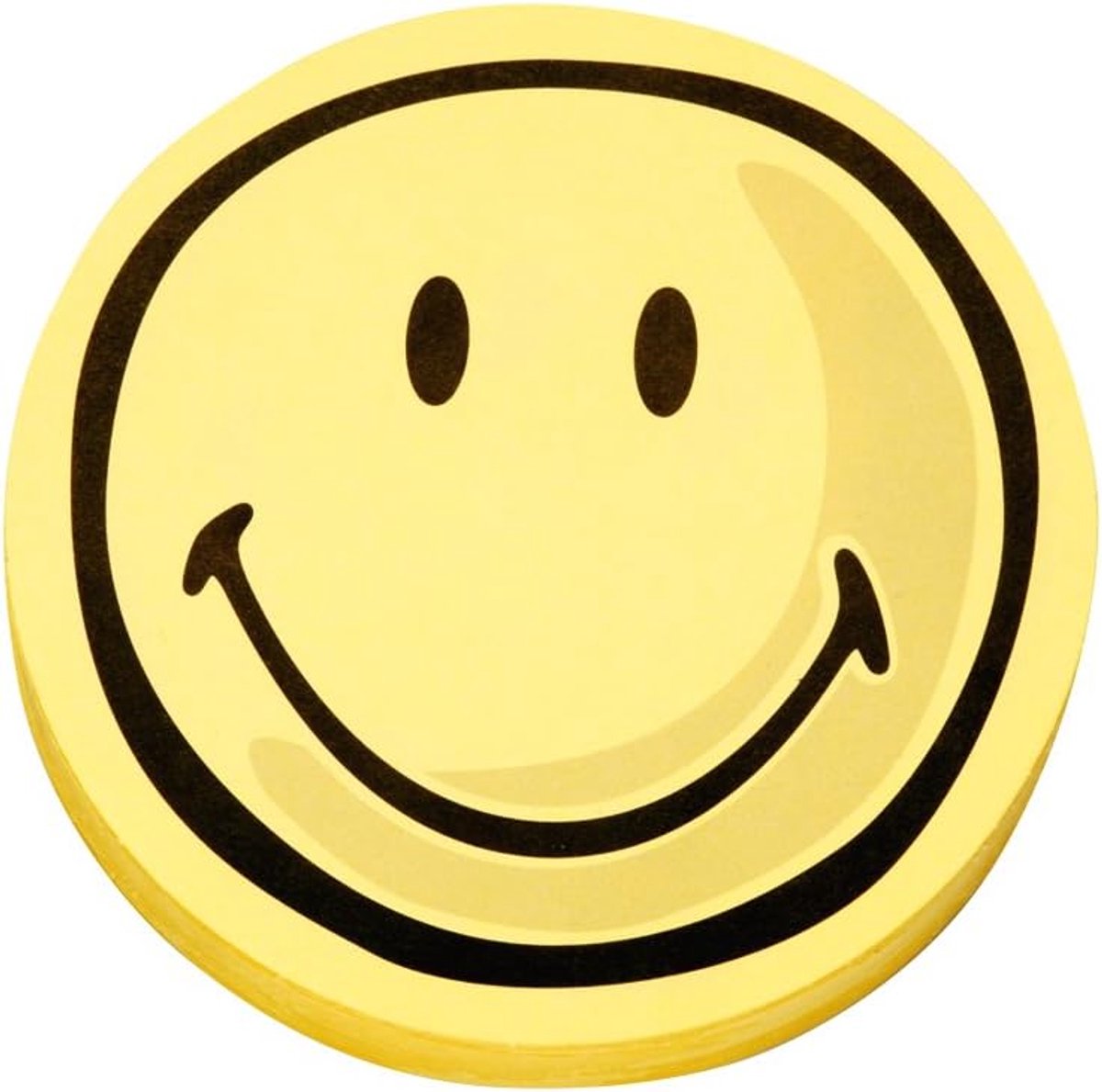 Communicatiekaarten Smiley Geel Zwart 10 cm Ø 100 Stuks voor Groepswerk