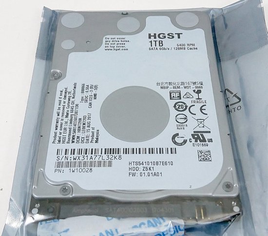 Interne Harde Schijf - Opslagmedium - Laptop Uitbreiding - 1TB Opslagcapaciteit - 2.5 inch van Merkloos — afbeelding 2