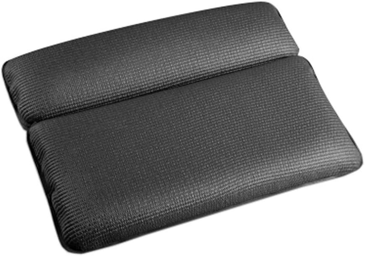 Luxe Badkussen - Comfort Kussen - Ontspanning in Bad - Sterke Zuignappen - 37x29 cm - Zwart
