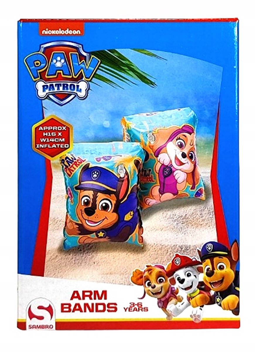 Paw Patrol Zwembandjes Zwemvleugels 3-6 jaar Blauw