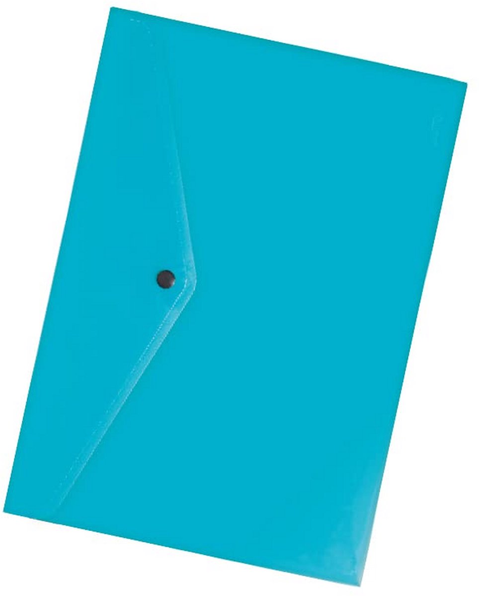 Lichtblauwe Knoopsluiting Envelop
