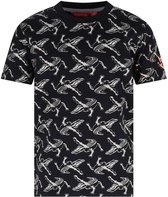 TYGO & vito jongens T-shirt zwart X603-6436 maat 122/128