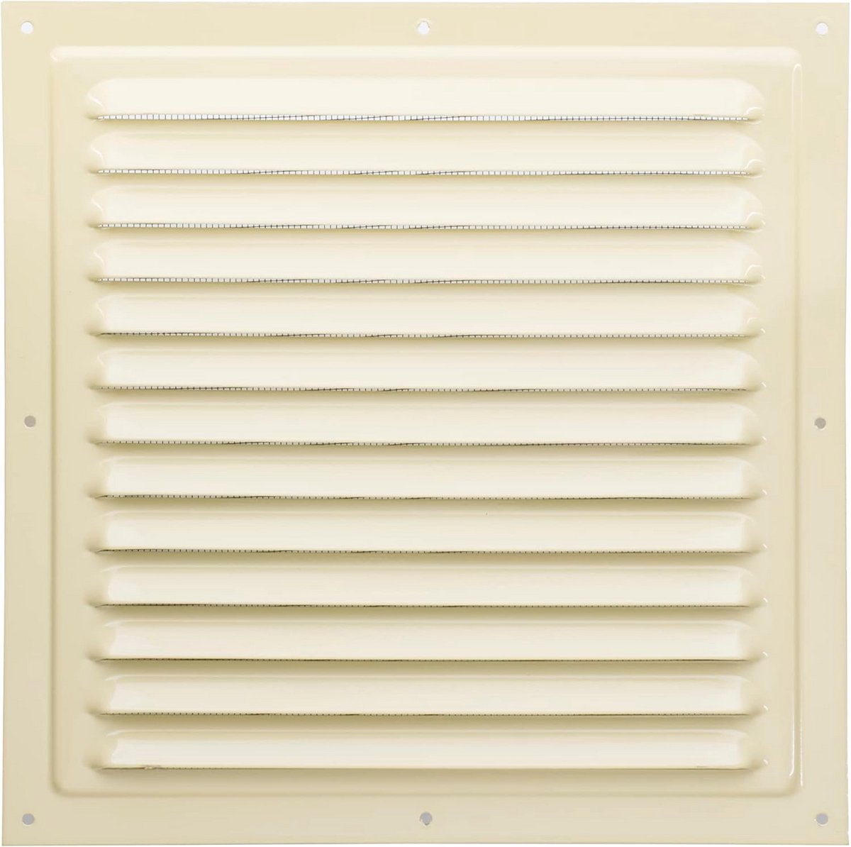 Metalen Ventilatierooster 25 x 25 cm - Beige
