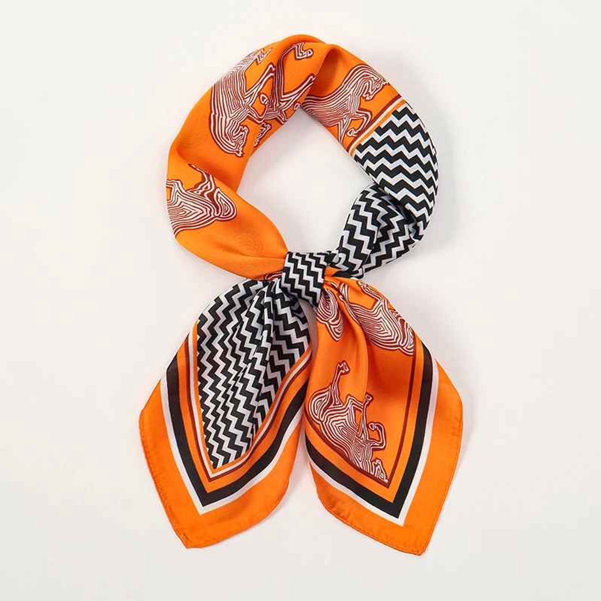 Zomer sjaal - Koningsdag - Headscarf - WK accessoire - Bandana - Glans