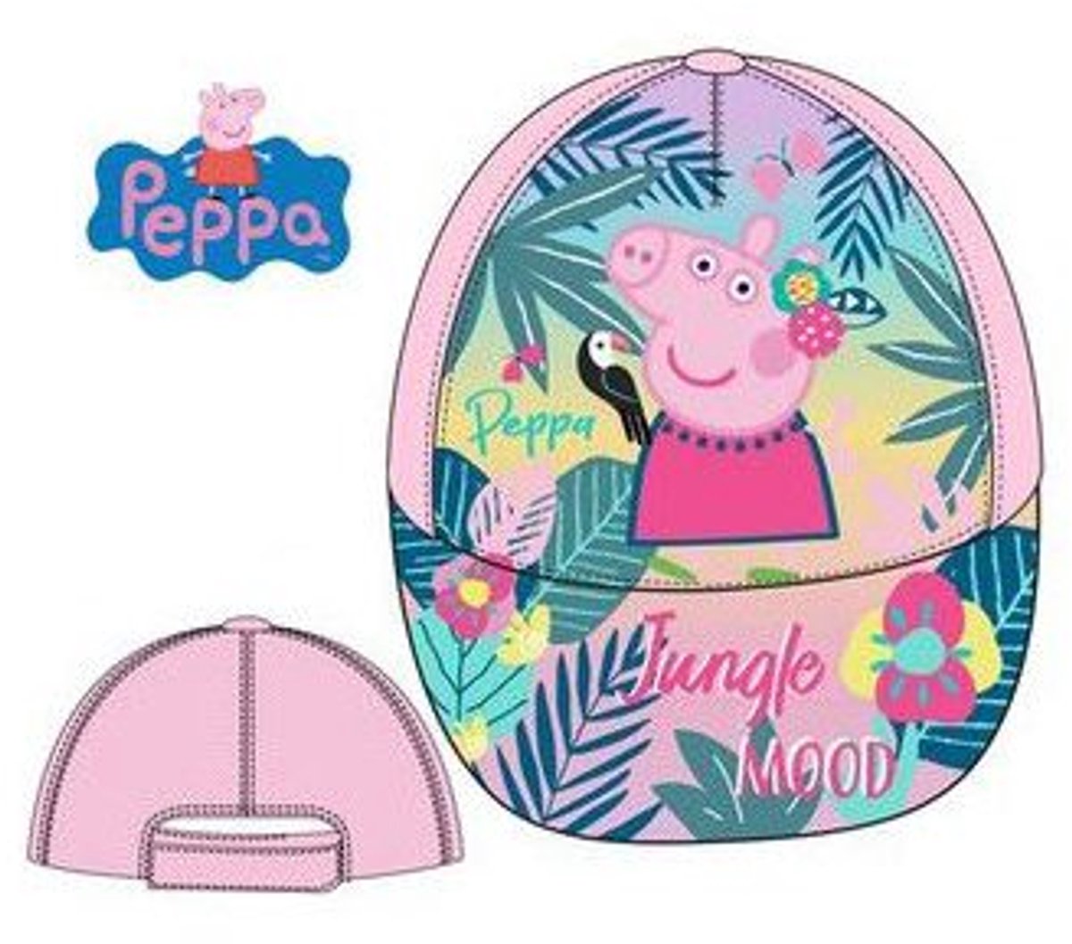 Peppa Pig kinder honkbalpet 54 cm
