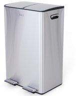 Poubelle Bayt - Poubelle - Argent - 2x30L -