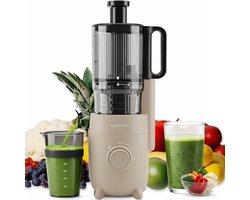 Safecourt Kitchen Slow Juicer - krachtige motor [Pre-cutter & Cold-press technologie] - eenvoudige…