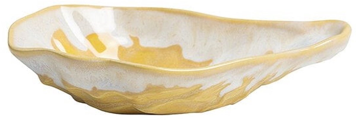 Pedra Portugal oesterschelp geel 13x8 cm