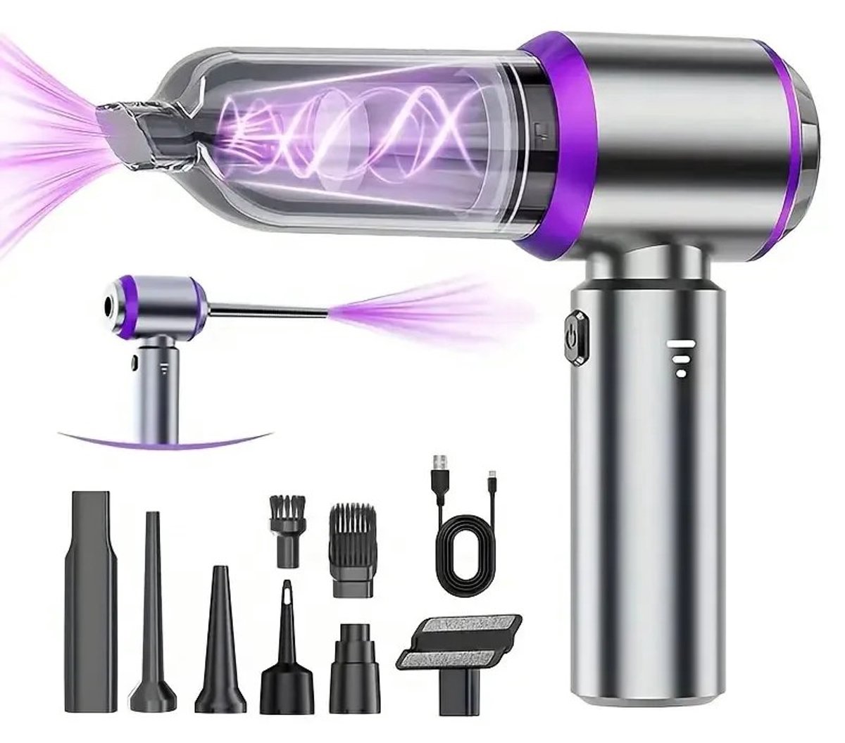 Shenzhen Jianche Supei Draadloze Mini Kruimeldief met Blazen en Zuigen - Shenzhen Jianche Supei Technology Co., - €78,95