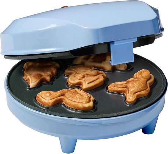 Jocca Funny Cooking Ronde wafelijzer, 500 W, antiaanbakplaten, wafels