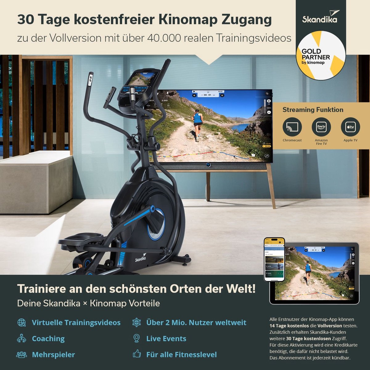 Skandika CardioCross Conqueror Crosstrainer - Hometrainer - afbeelding 2