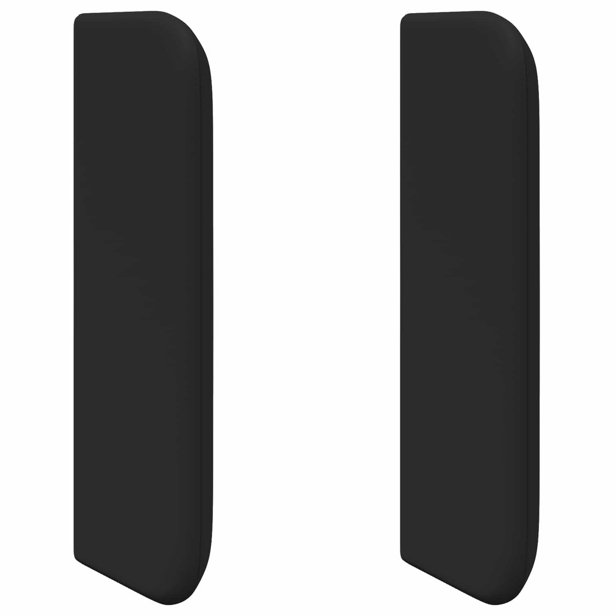 vidaXL Hoofdbord - oor - Zwart - PVC