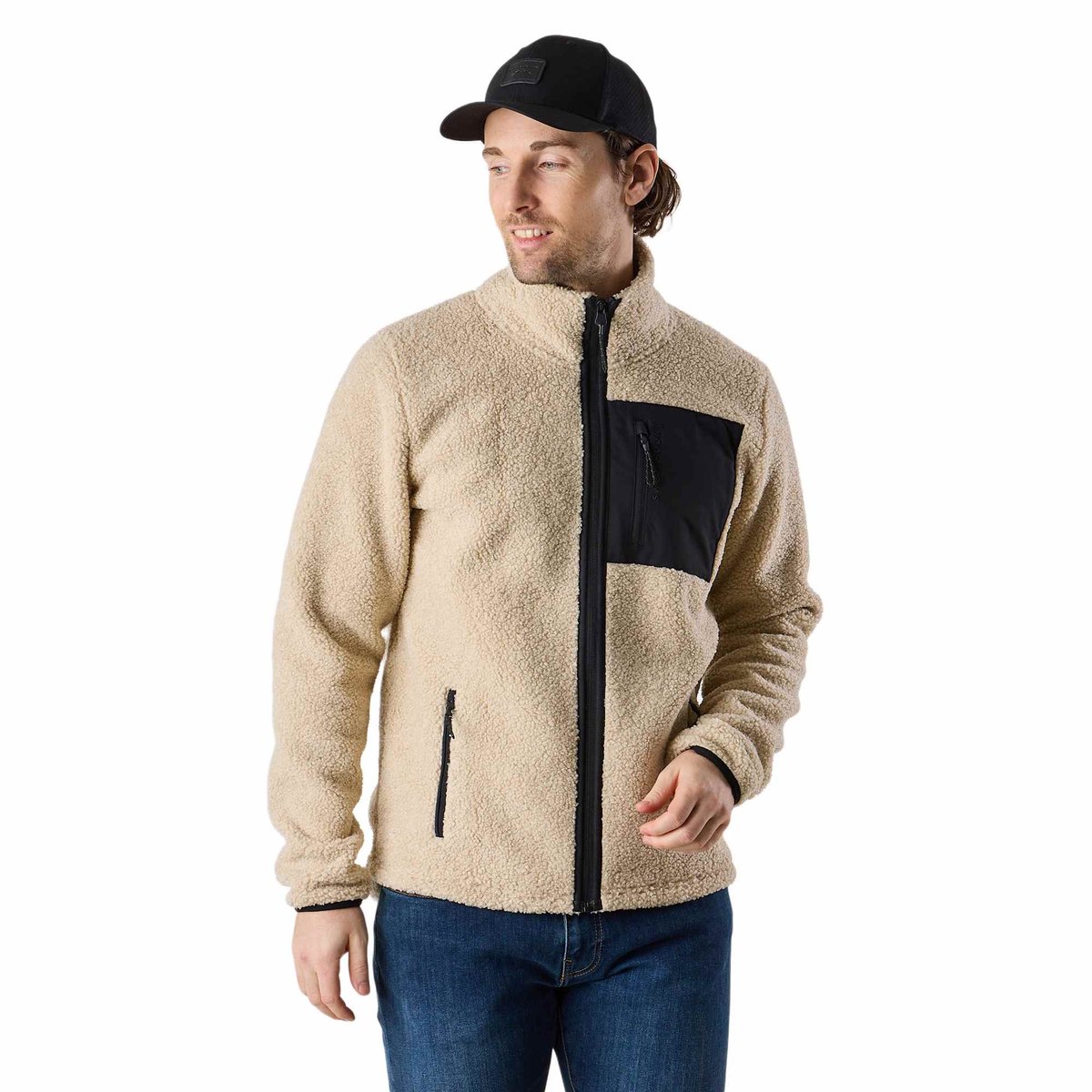 Swedemount Lofoten Pile Jas – Herenjas – 2XL Zwart