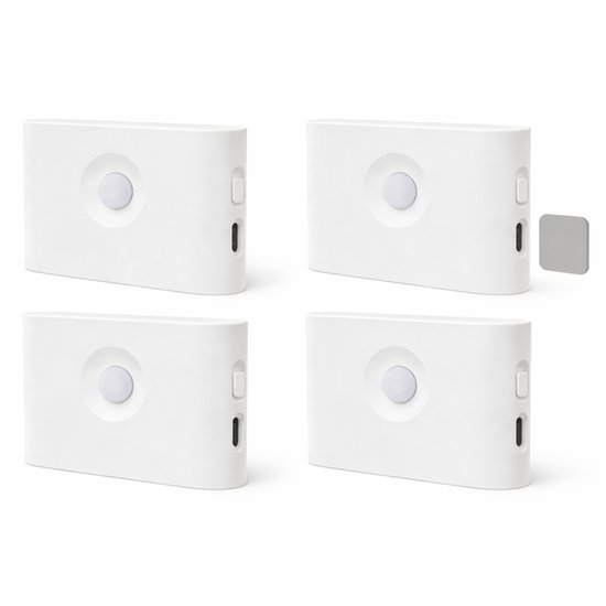 Oneproduct Trapverlichting LED Bewegingssensor - Draadloze Trapverlichting - Oplaadbare Wandlamp - Set van 4