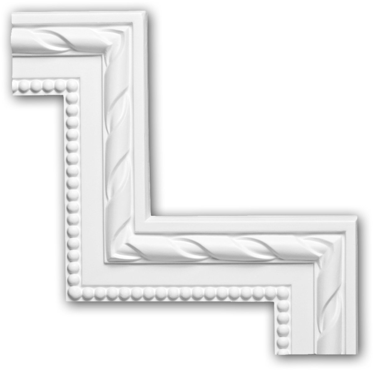 Hoekstuk 152294 Profhome Sierelement neo-classicisme stijl wit