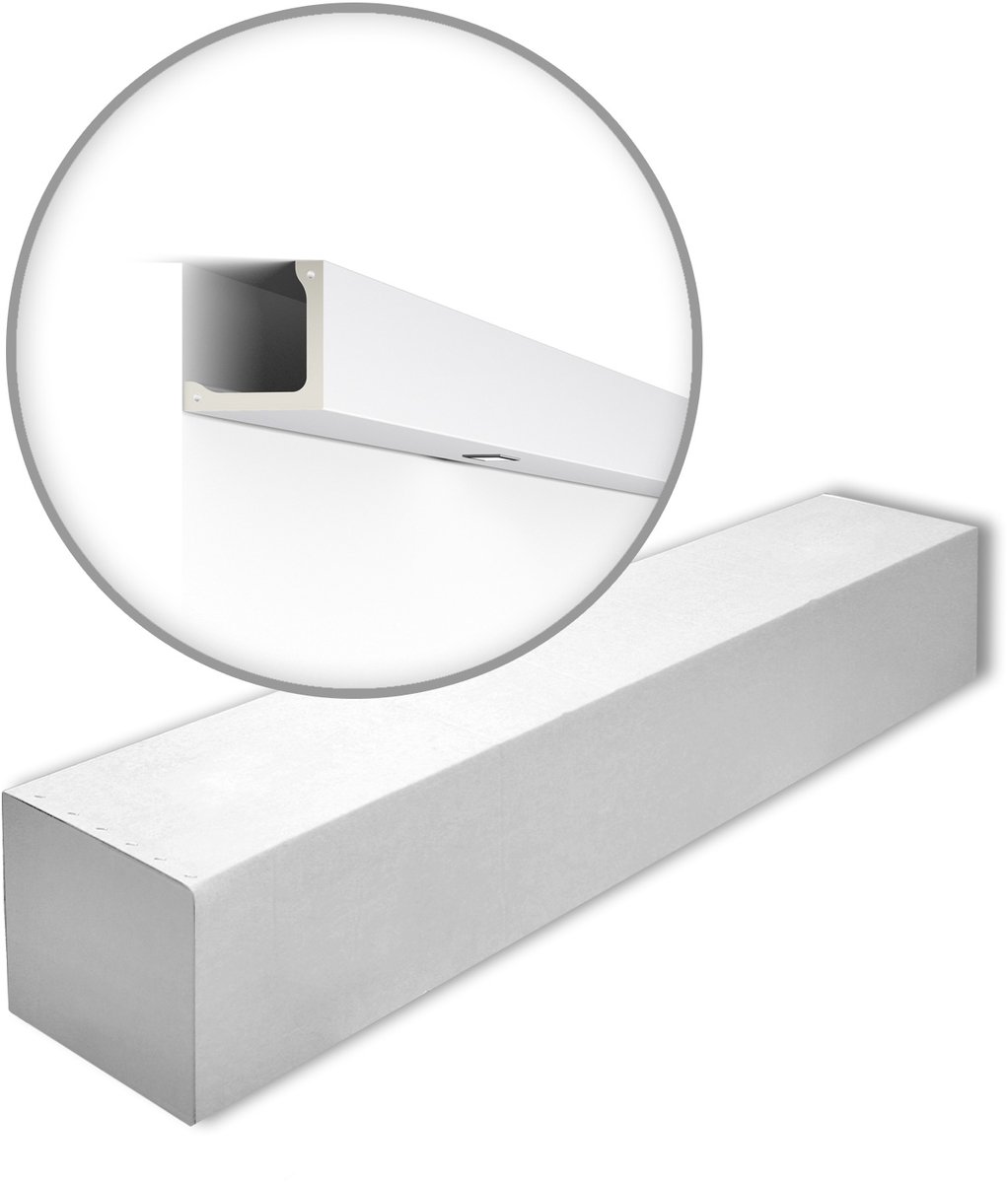 NMC L4-box ARSTYL Noel Marquet 1 doos 11 stukken Afdeklijst Lijstwerk modern design wit | 22 m