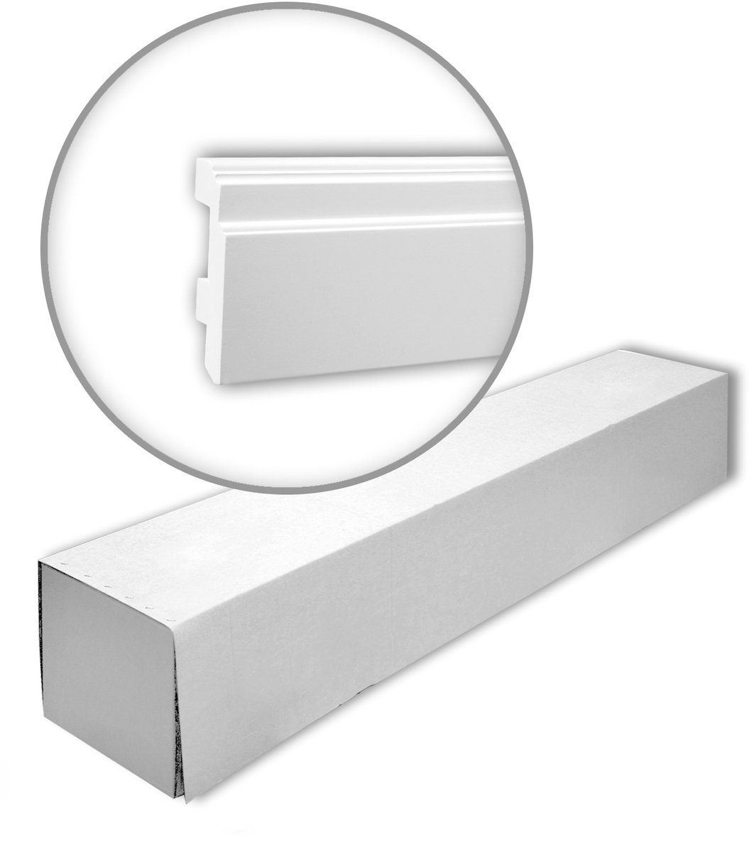 Profhome 653101 1 doos 8 stukken Plint 16 m