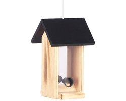 Vogelvoederhuis Nina- Voeren buitenvogels- Voersilo vogels- Houten voederhuisje