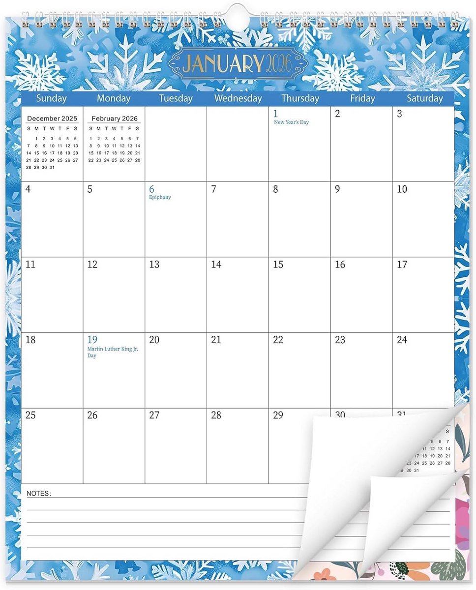 Vegetatie Wandkalender 2025-2026 - 18 Maanden Spiraalgebonden