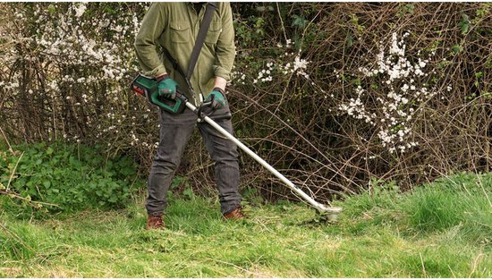 Bosch Home and Garden AdvancedBrushCut 36V-23-750 Grastrimmer Accu Zonder accu, Met draaggordel Snijbreedte max.: 33 cm van Bosch — afbeelding 5