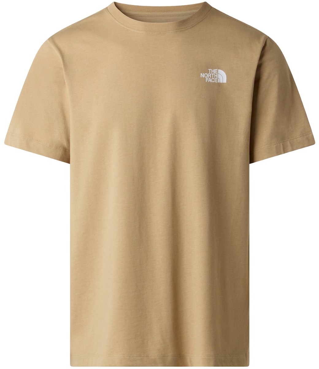 The North Face Evolution Box NSE Casual T-shirt Heren S Creme
