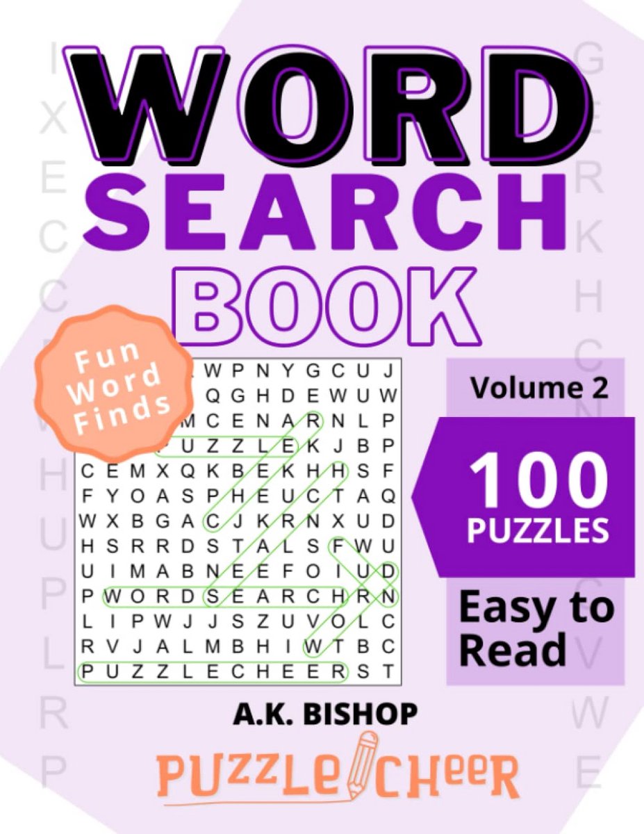 Thema Woordzoekers Puzzelboek Deel 2: 100 Puzzels met Grote Letters voor Volwassenen en Kinderen