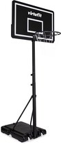 VirtuFit Verstelbare Basketbalpaal - 230 tot 305 cm - Zwart - Officiële wedstrijdhoogte - Basketbalpaal voor Buiten - Basketbalring - Basketring
