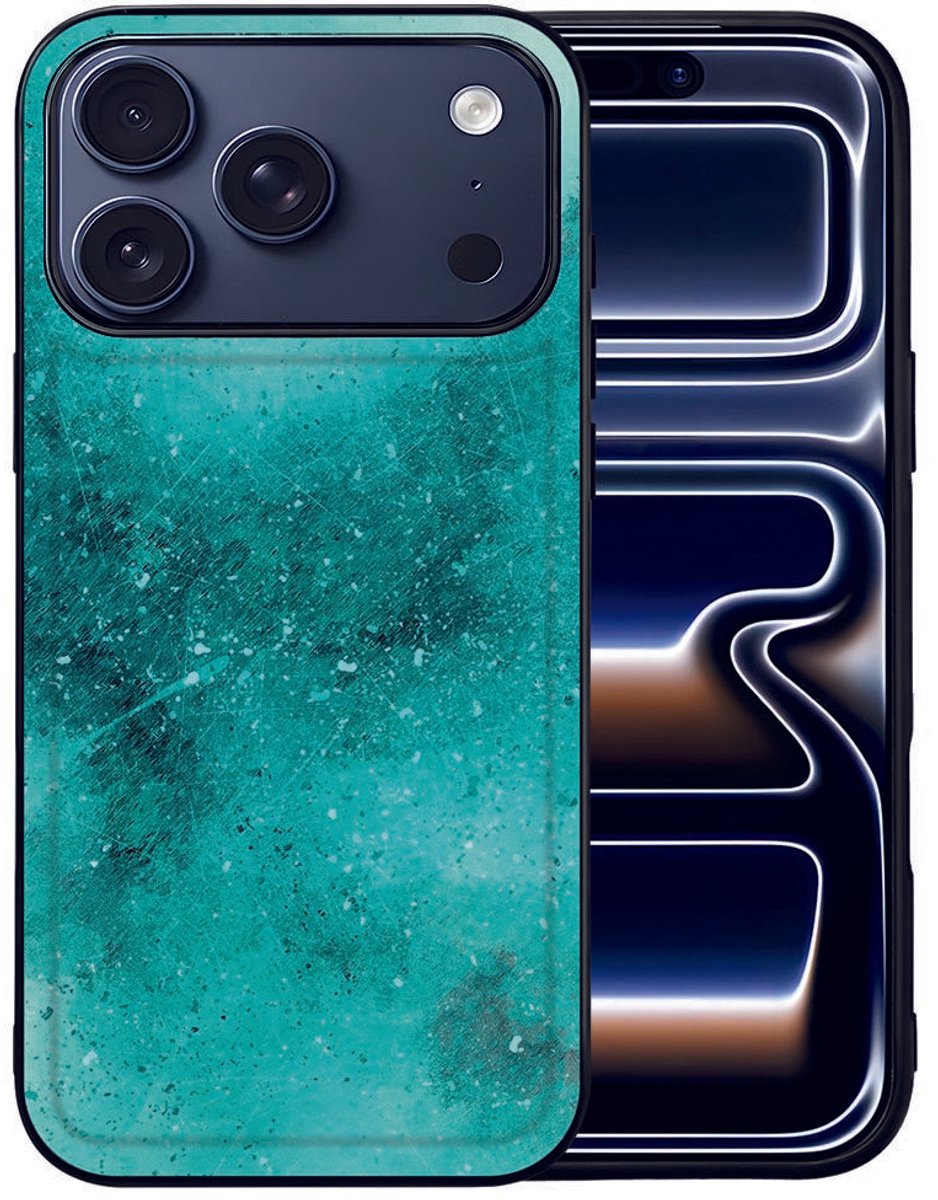 iPhone 17 Pro Backcover Hoesje Painting Blue
