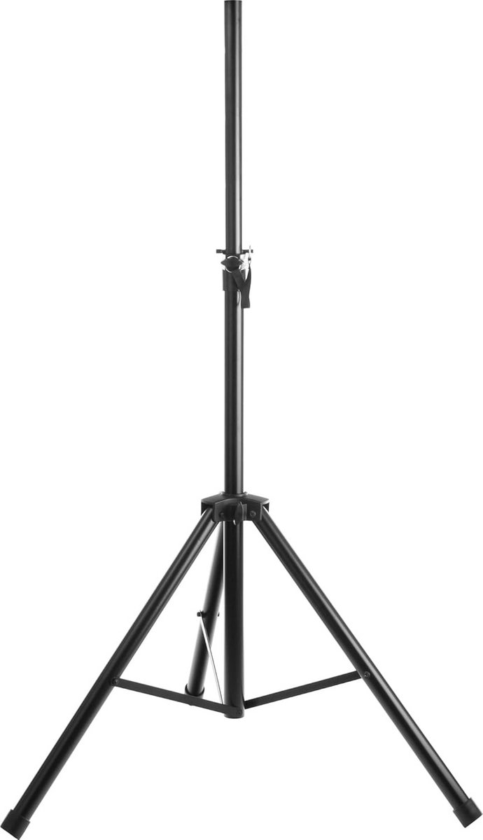 Stalen Luidsprekerstatief - Stabiel en Uitschuifbaar (130-193 cm) - Zwart