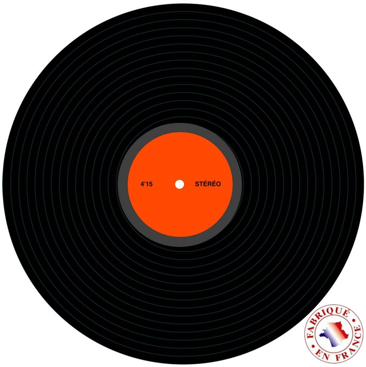 CHRISTIANFABRICATIONS - Disco decoratie vinylplaat 30 cm van karton