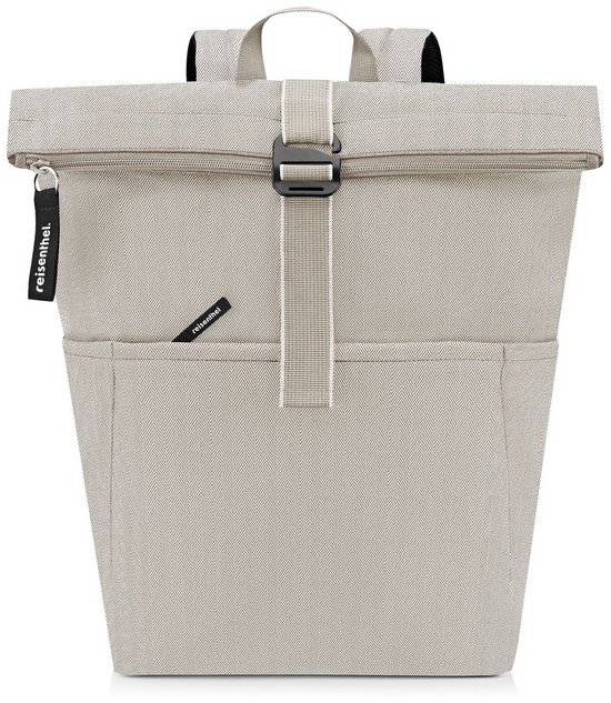 Reisenthel Rolltop Backpack Rugzak - 15,6 Inch laptop - 22L - Herringbone Zand