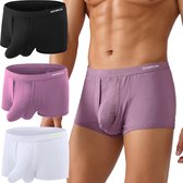 Heren Boxershorts met Gescheiden Zakken - Modal Ademend Ondergoed