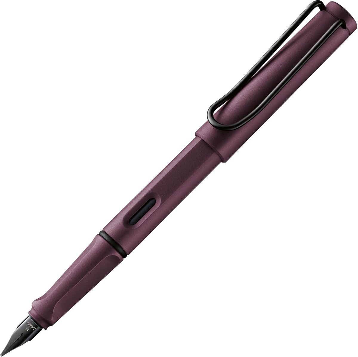 LAMY Safari Scarlet Vulpen | Ergonomische grip | Gepoetste stalen penpunt LH | Robuuste ASA-kunststof behuizing | Inclusief blauwe LAMY T 10 inktpatroon | linkshandig