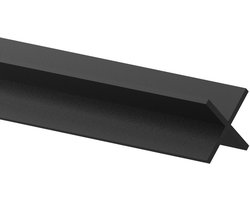 4x Grondhulsset Grondanker Paalhouder 83x60x700 mm – Verzinkt Staal – Zonder Beton – Voor Schutting, Pergola, Carport & Tuinhuis – Zwart