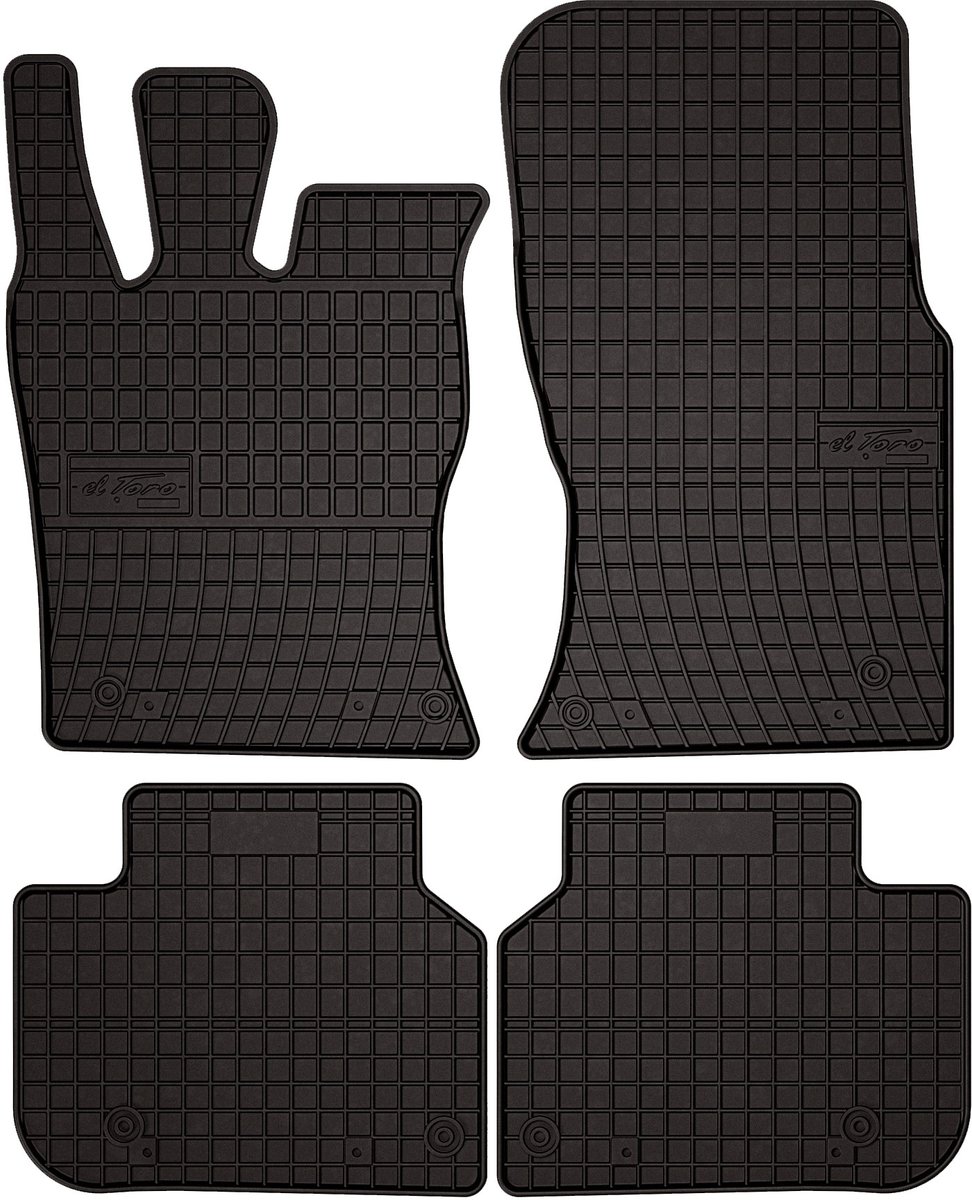 Wielganizator SolidPRO Serie - Auto Rubbermatten - Jaguar XF II X260 - 2016 - Zwart