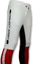Sweatpants Heren - Joggingbroek slim fit Mannen - PF7663 - Wit