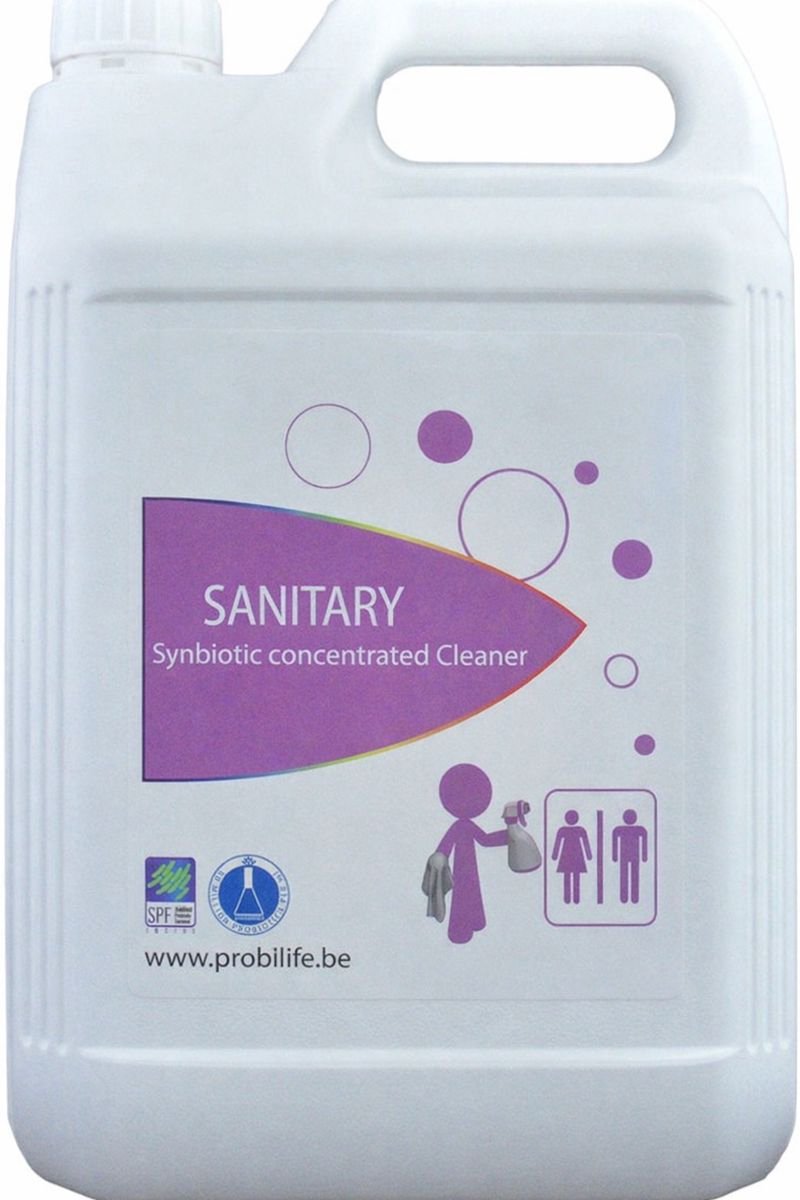 Probilife - Sanitary - Synbiotische sanitairreiniger - Probiotica, verrijkt met prebiotica - allergeenverlagend en milieu bevorderend product- 5L- dieptereiniger met lange nawerking