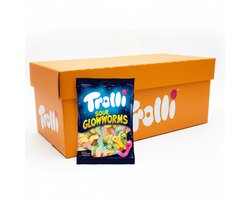 Trolli Zure Gloeiwormen – 18 x 200 g