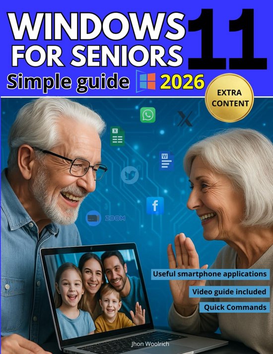 Windows 11 Handleiding voor Senioren: Groot Lettertype, Duidelijke ...