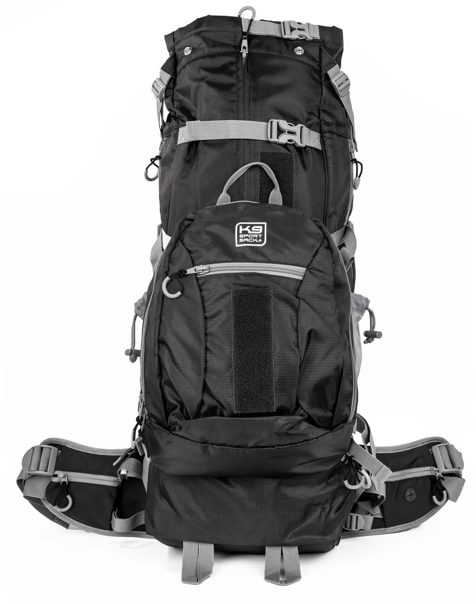 K9 Sport Sack Kolossus XL Zwart - Hondenrugzak - draagtas hond
