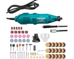 Rotatiegereedschap - Multitool - Detailbewerking - Variabele snelheid - 80 accessoires - Zwart
