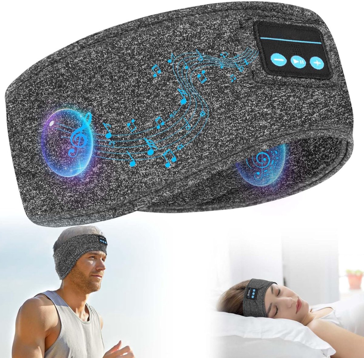 Octav8® Slaapmasker Bluetooth - Oogmasker Slaap - Voor Vrouwen & Mannen