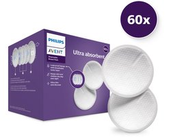 Philips Avent Zoogcompressen – 60 stuks – Voorkomt doorlekken