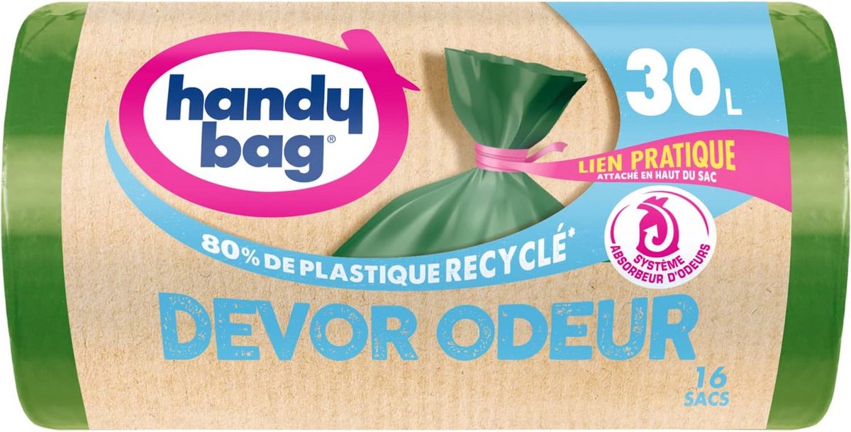 Robuuste Vuilniszakken 30L met Citrusgeur en Lekkagevrije Bodem