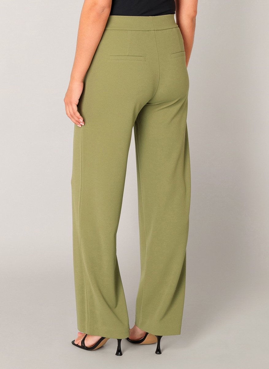 BASE LEVEL Yarah Broek - Green - maat W36 / L30