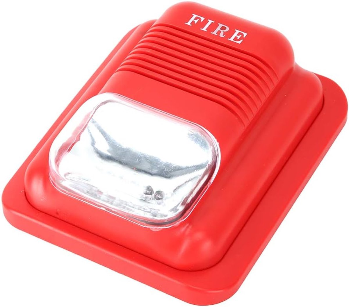 Alarm Sirene - Geluid Licht - Brandbeveiliging Waarschuwing - Dual Voltage - 14x12x6 cm