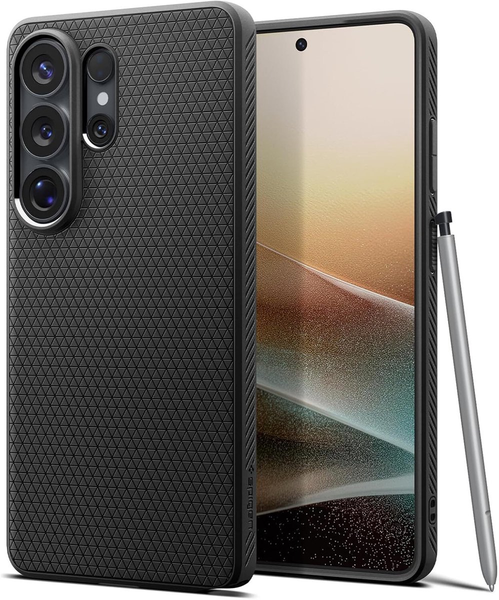 Spigen Hoesje geschikt voor Samsung Galaxy S26 Ultra - Liquid Air - Zwart