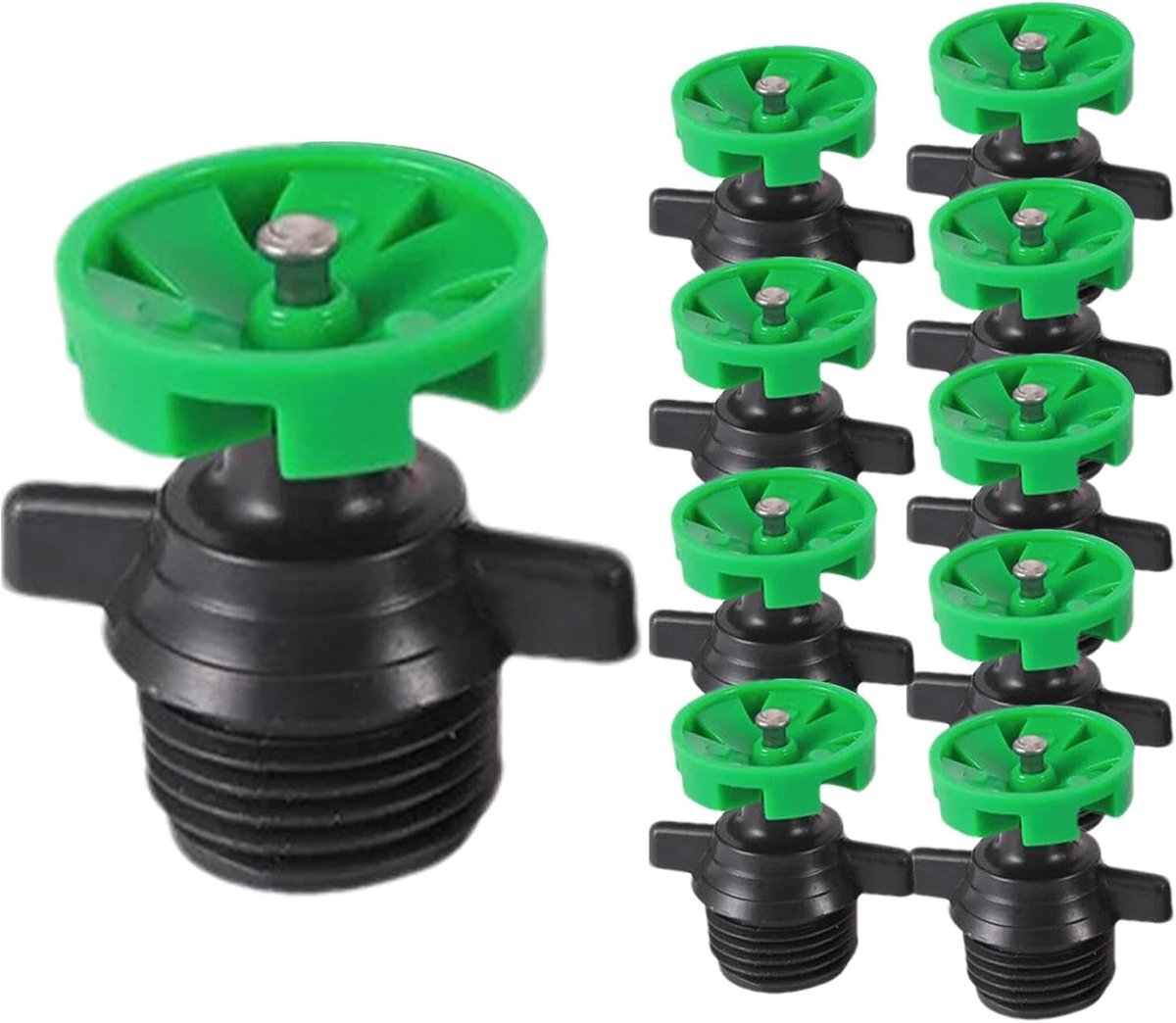 Gazon Sproeiers - Tuinsproeiers 10 Stuks - Gazon Bewatering - 360 Graden Rotatie - 92 x 86 x 52 cm