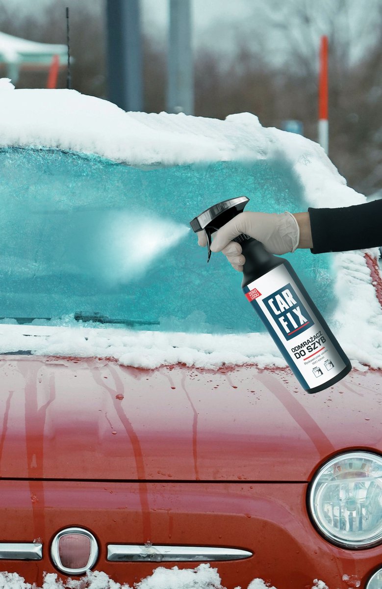 Carfix - Ruiten Ontdooier - Spray - 500 ml - Snelle Verwijdering van IJs